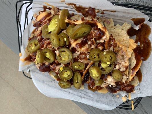 BBQ Chicken Nachos