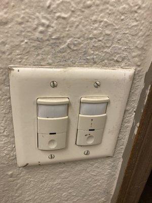 Light switches dirty and don't work well