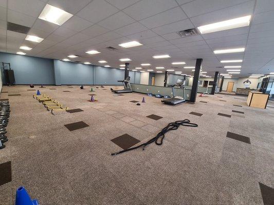 Functional training area.