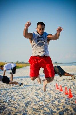 Beach Boot Camp on St. Pete Beach