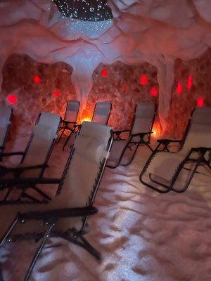 Salt cave room