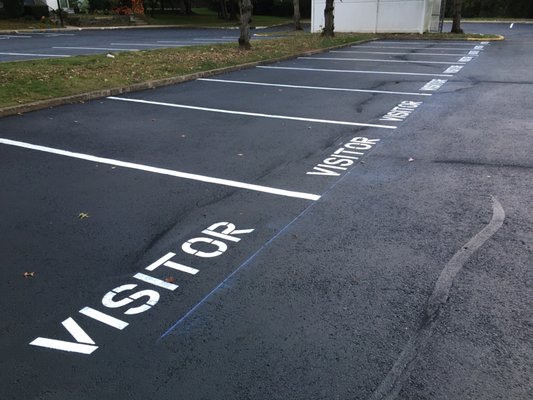 Nice new parking lot!