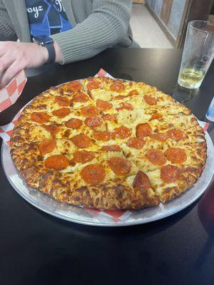 Pepperoni garlic fries