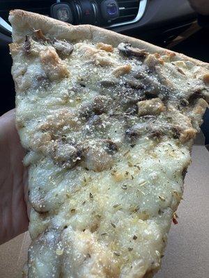 Chicken Marsala Pizza Slice