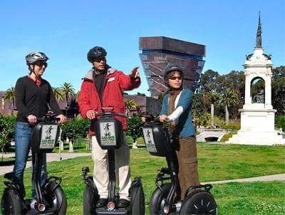 Golden Gate Park guided segway tours near the DeYoung Museum