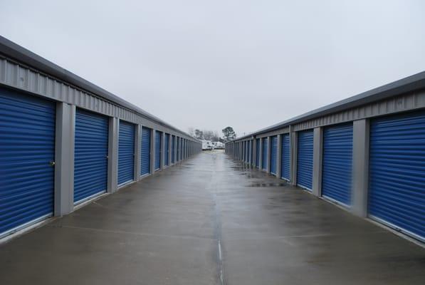 Drive-up storage units