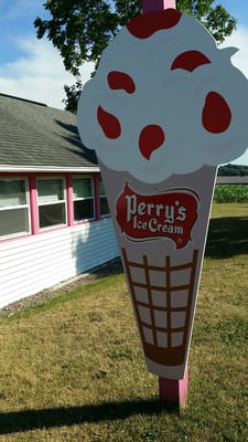 Perry's ice cream at Happy Days