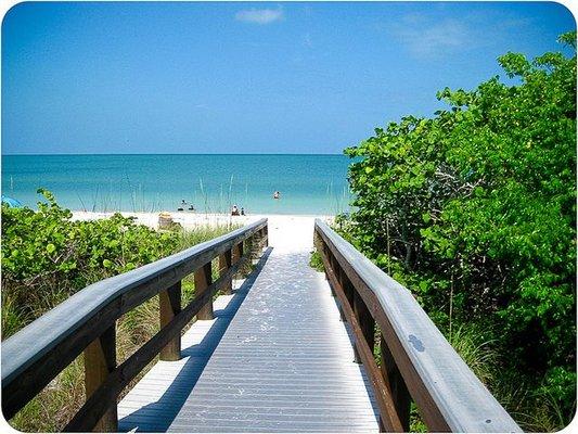 One of our gorgeous local beaches, the 5th Ave Beach is fun year round and is a favorite local hangout.  Stay all day or come for the sunset