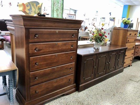 Nice selection of solid wood chests.