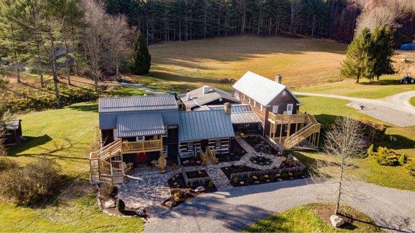 The Inn main aerial view