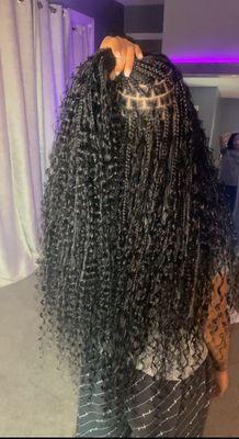 boho knotless braids