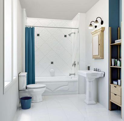 Bath Fitter remodeling