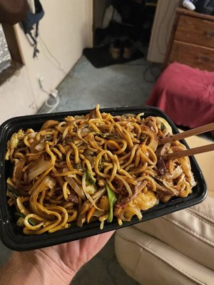 Szechuan style lo mein