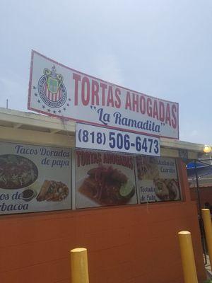 Tortas Ahogadas and Barbacoa tacos Guadalajara style