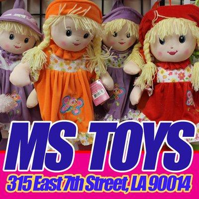 MS TOYS in Los Angeles, Ca Stuffed Animals, Party Supplies and more! #toys #losangeles #partysupplies #bautiso #baptism #seasonal #holiday