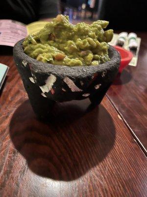 Guac, good portion but that's where it ends so bland.