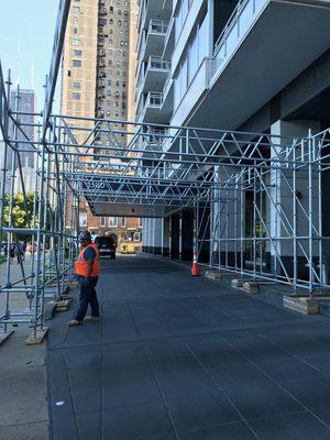 Canopy over the Driveway Entrance