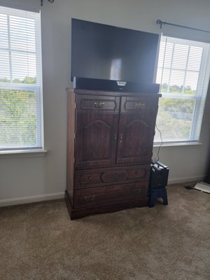 Armoire Refurbished By Thomas Furniture Restoration