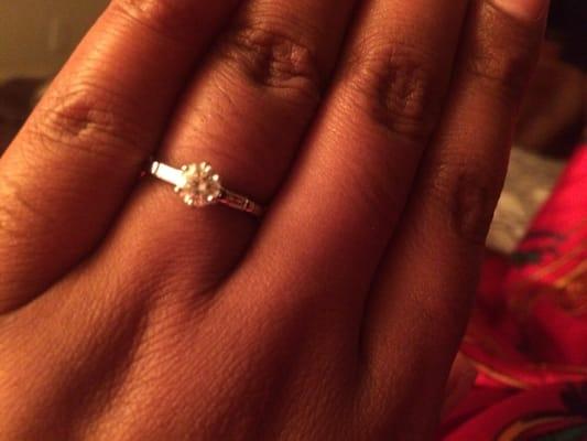 Upgraded Engagement Ring....yay!