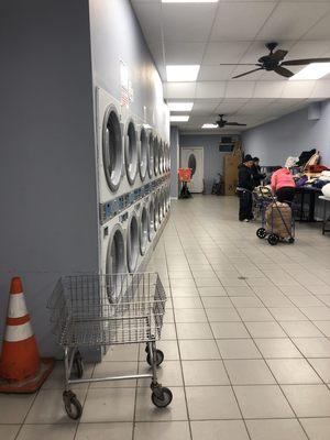 Brand new dryers and additional folding room