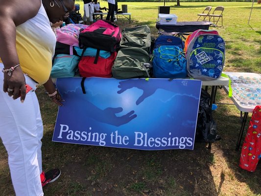 Annual Backpack Drive, Dec 7th 2019