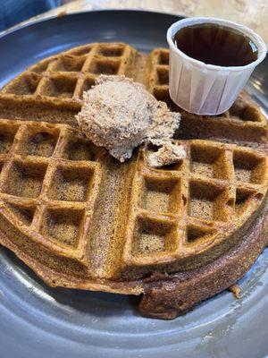 Pumpkin waffle