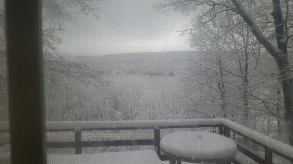 Honeoye lake in the winter months