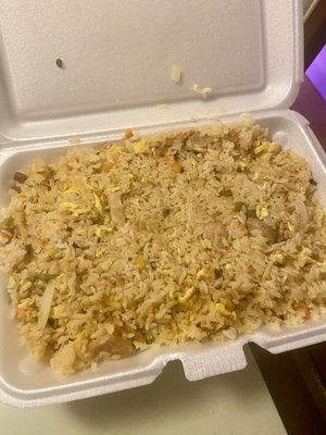 Egg chicken fried rice