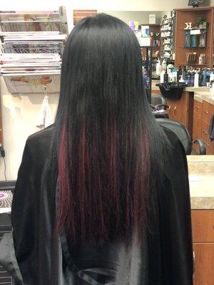 Black and red extensions