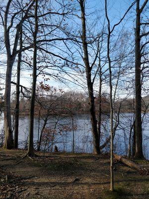 Sightly less chilly pic of the lake