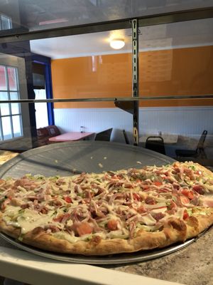 Try a slice of antipasto pizza for only $3.25