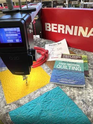 We now carry BERNINA long arm quilting machines.