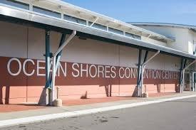 Side view of Ocean Shores Convention Center.