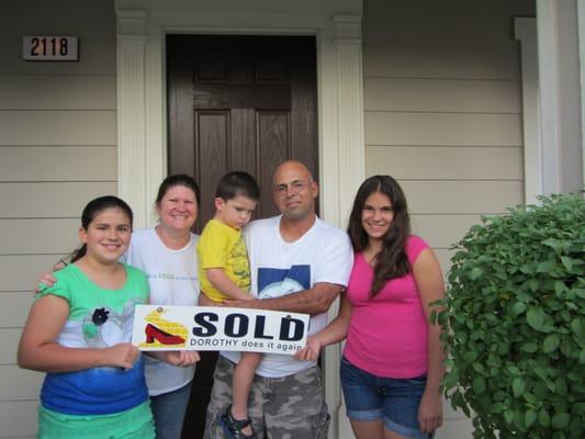 Just SOLD first time homebuyers...renters  over 11 years, now proud homeowners with 2 car garage and more space.