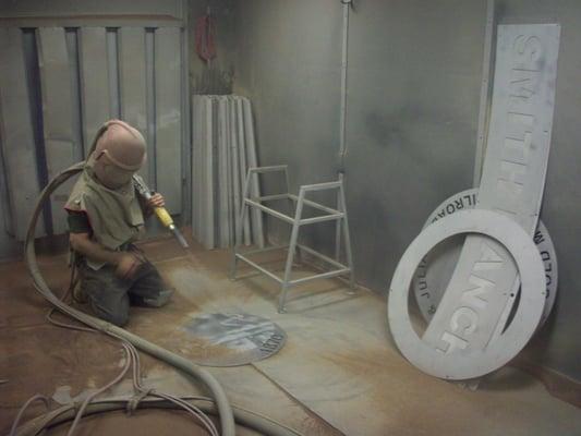 Sandblasting