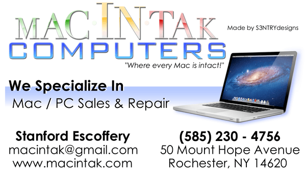 MacInTak Business Card