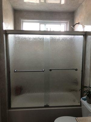 New shower door