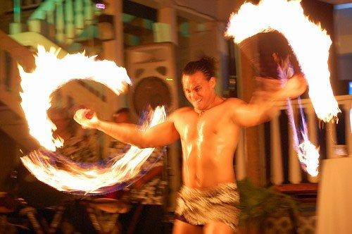 Chief fire knife dancer