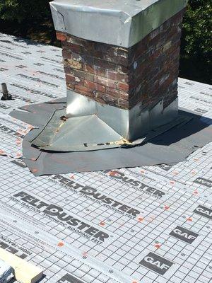 Chimney with GAF StormGuard