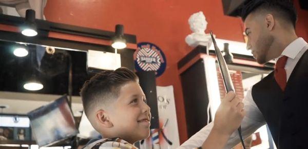 Alex G's kid's haircut