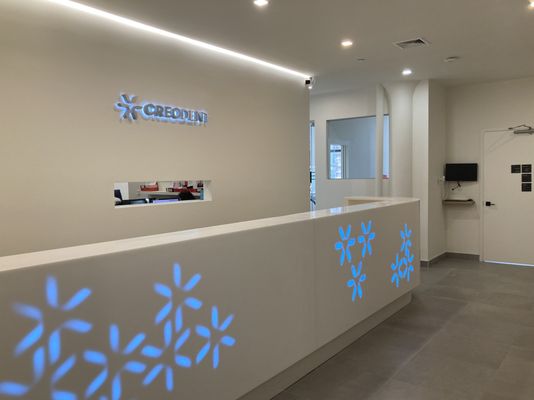 Front desk at Creodent