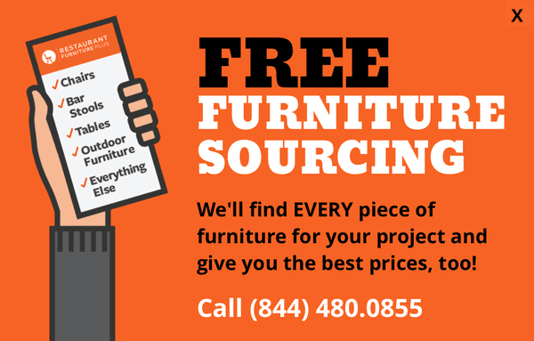 We provide full service furniture sourcing.  You give us a list of everything that you need for your project, and we'll go out and find it,