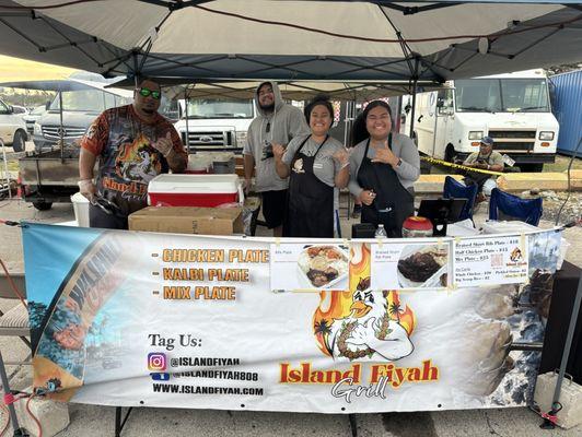 Island Fiyah is at Honolulu Harbor Nights on Friday evenings