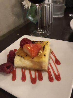 Crème brûlée cheesecake