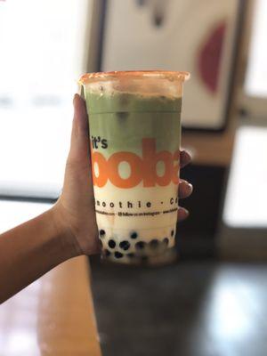 Matcha boba!