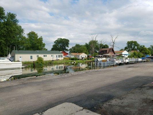 Boat rentals and park and launch