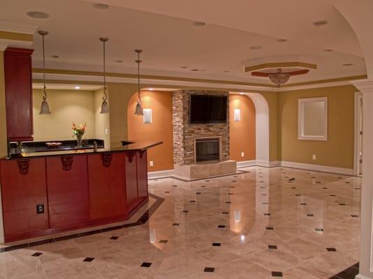 Basement renovation by CBG