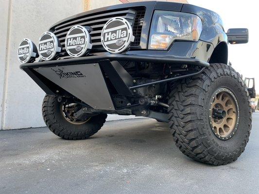 Custom bolt on Ford F-150 front bumper