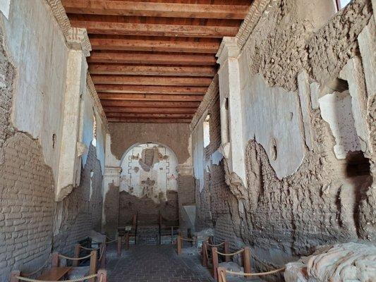 Inside of the old church