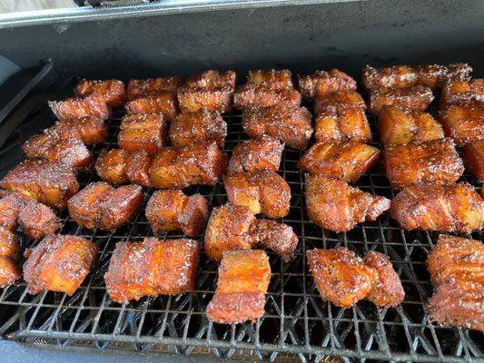 Pork belly burnt ends